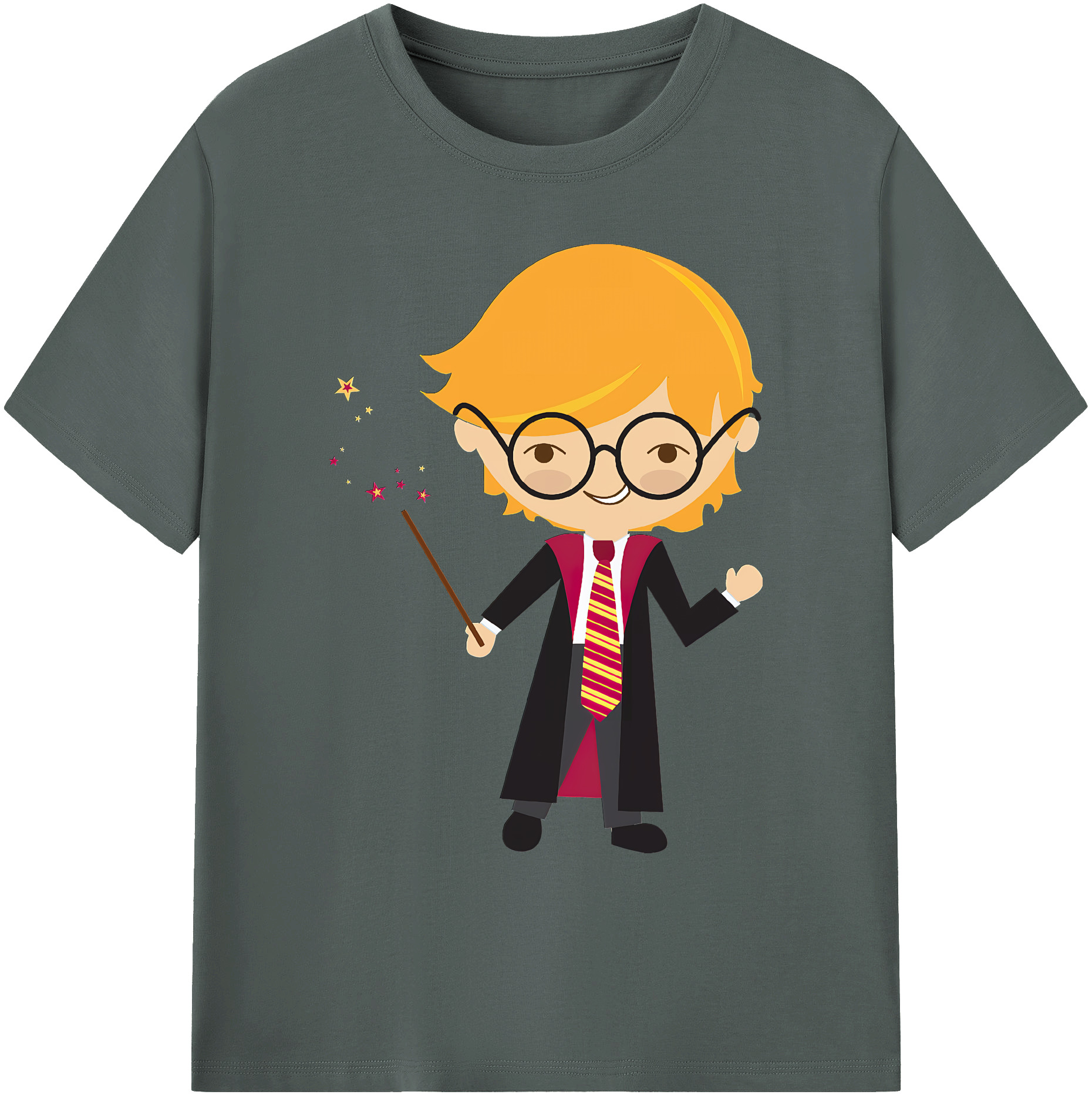 （画像用） Harry Potter ハリー・ポッターシリーズ 綿100％ メンズ半袖Tシャツ｜肌触りやわらか＆通気性